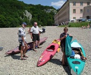 Die Donau ist diesem Gebiet eigentlich ein langweiliger breiter Fluss. So richtig schön wird es erst im Kloster Weltenburg.