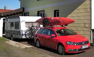 In der ersten Junihälfte waren wir wieder auf Krk. Auf der Rückfahrt übernachteten wir bei unseren Paddelfreunden in der Nähe von Salzburg.